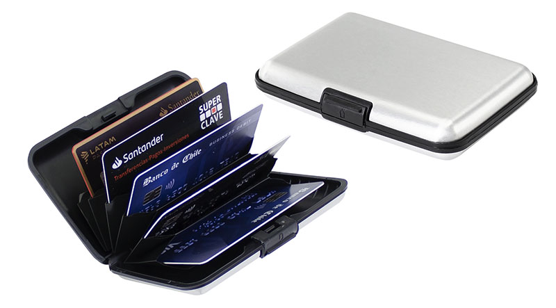F10 Porta-Tarjetas Anti-Clonación RFID