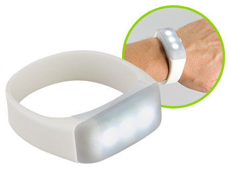 K50 Pulsera de Silicona 3 Luces LED