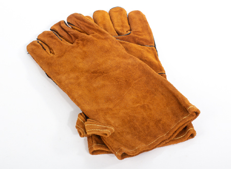 H61 Par de Guantes de Cuero Gamuza - Imagen 2