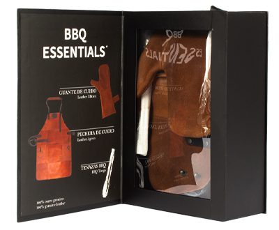 H71 Set Asador de Gamuza de Búfalo