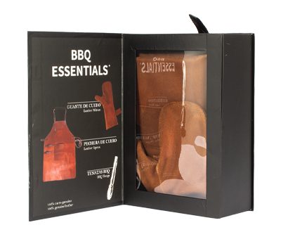 H72 Set Asador de Cuero de Búfalo