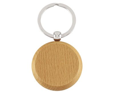 K27 Llavero Redondo de Madera