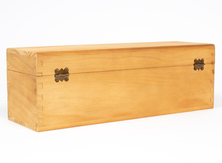 W18 Caja de Madera Natural para Vino - Imagen 3