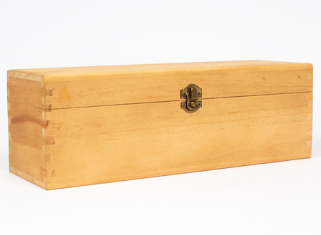 W18 Caja de Madera Natural para Vino