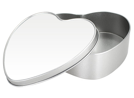Y94 Caja Metálica Corazón Sublimación - Imagen 2